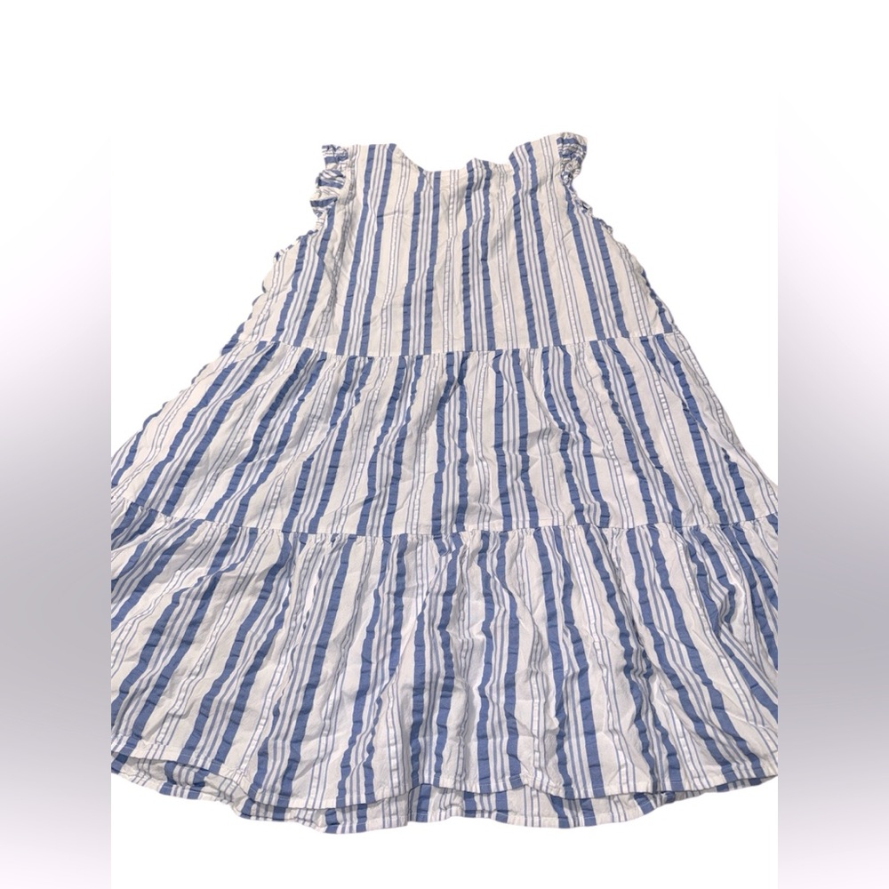 Time & Tru Blue/White Striped Babydoll Dress Size XXL - Picture 4 of 4